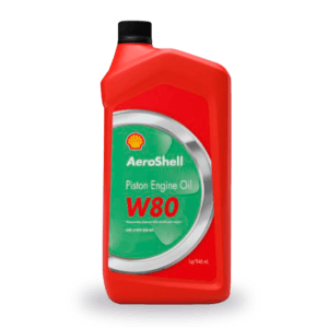 AeroShell W80 Aceite de Pistón - Botella de Cuarto de Galón (946mL)